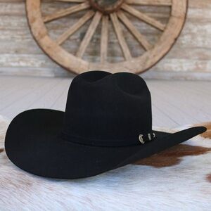 Ariat 2X Black Wool Cowboy Hat